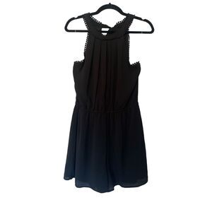 Altar’d State Black Halter Romper